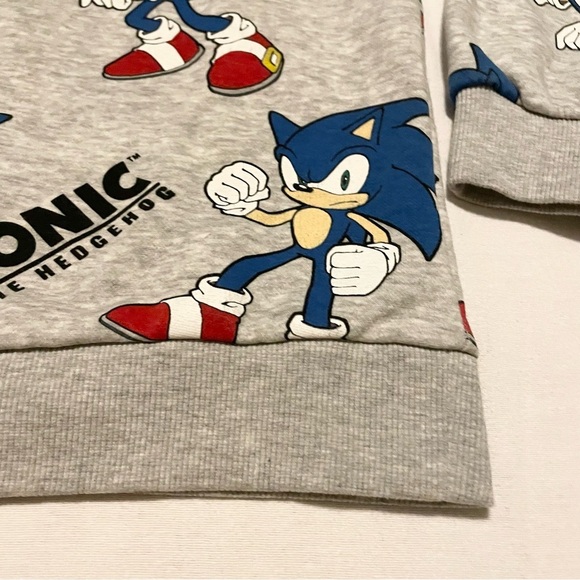 H&M Sonic the Hedgehog Sweatshirt Kids Size 8/10 - Picture 8 of 16